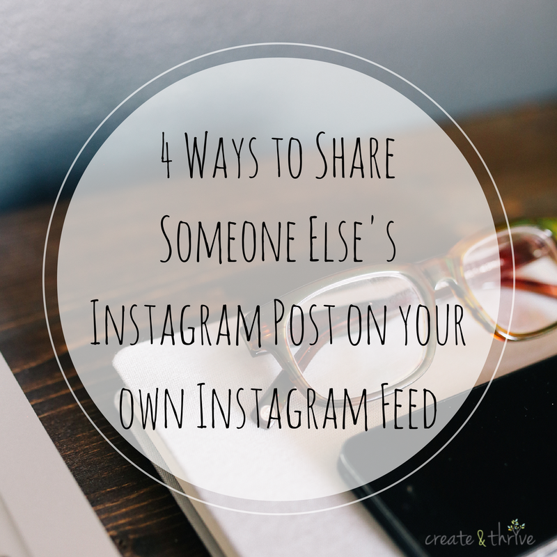 4 Ways to Share Someone Else’s Instagram Post on your own Instagram