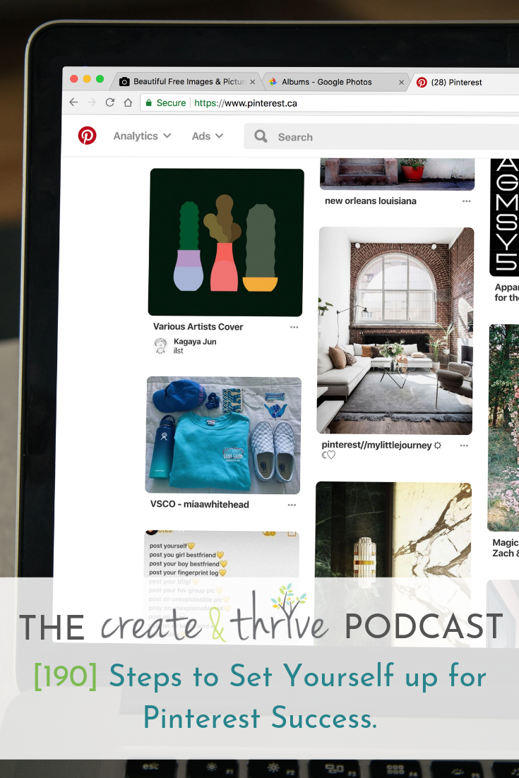 [190] Steps To Pinterest Success {Premium} | Create & Thrive